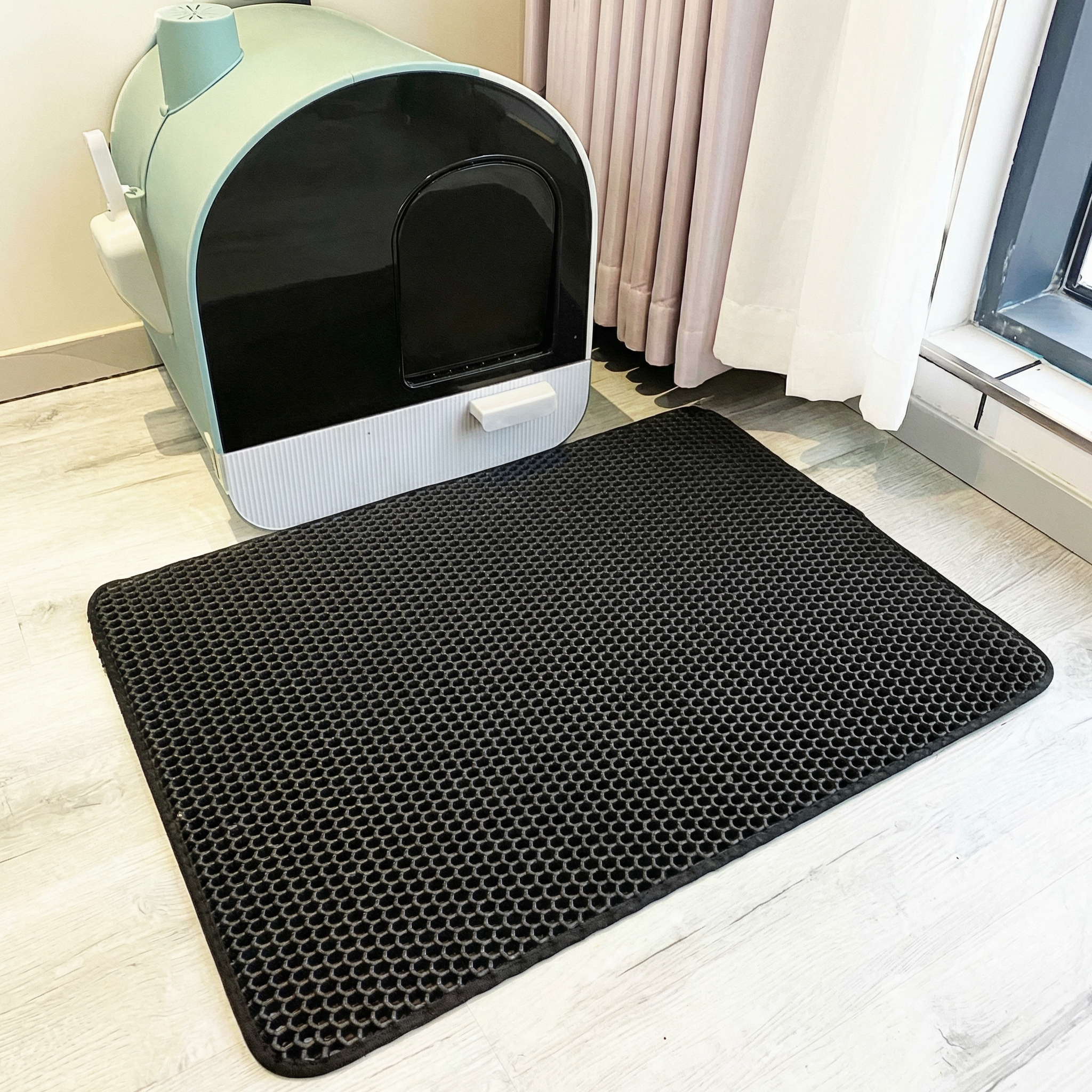 Tapis de Litière Élégant - Propreté et Style!